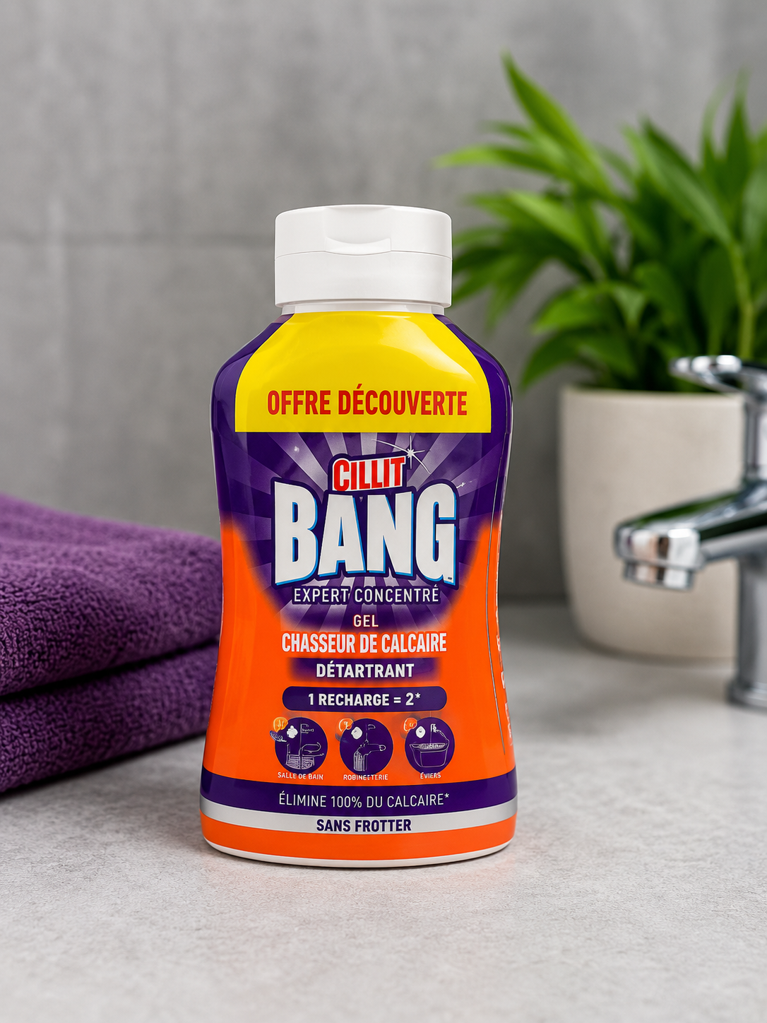 Cillit Bang Expert Concentré – Gel Détartrant 200ml