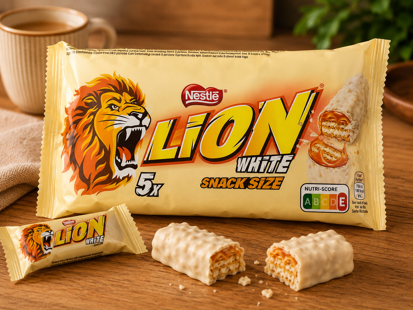 Lion White Snack Size 5x30g