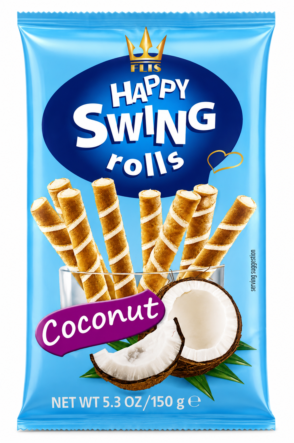 Happy Swing Rolls Noix de Coco