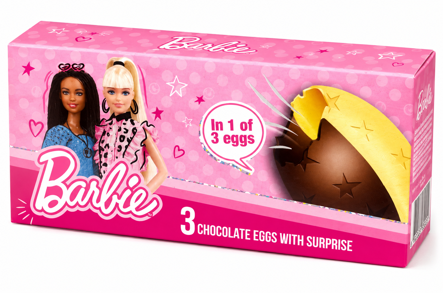 Barbie – Œufs en chocolat surprise x3