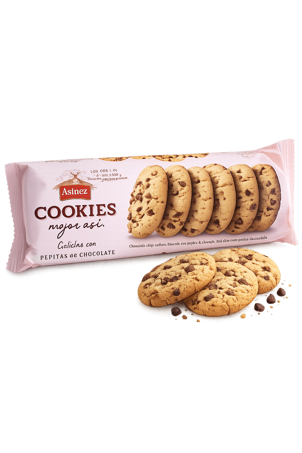 Cookies aux pépites de chocolat Asinez