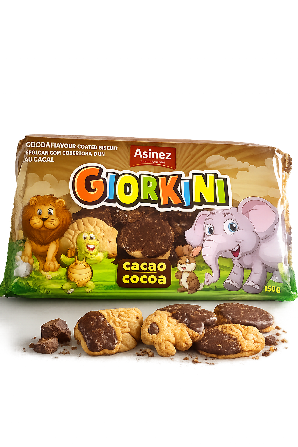Glorkini Cacao – Biscuits Animaux au Chocolat