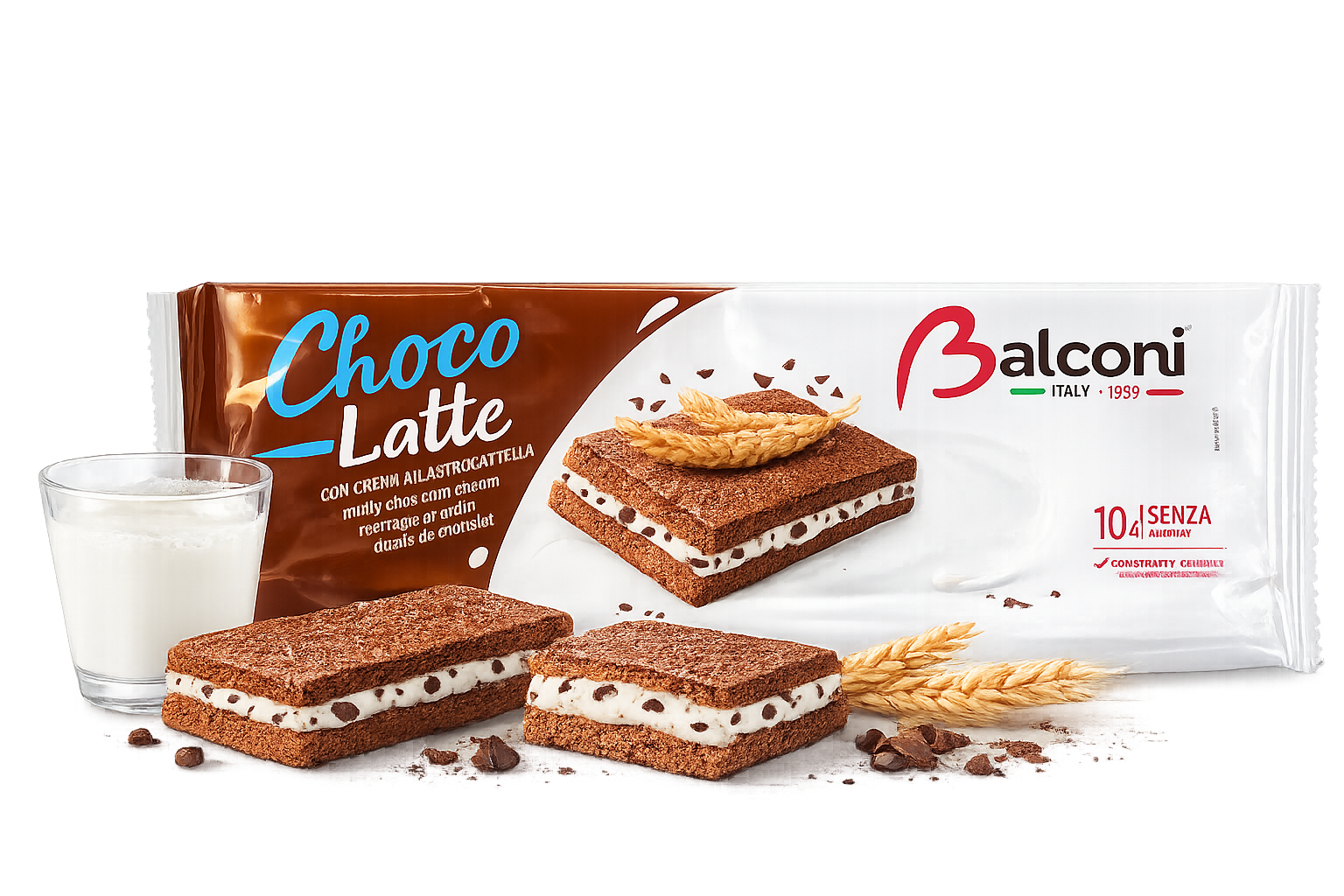 Balconi Choco Latte Stracciatella