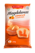 Magdalenas Abricot Delasheras – 6 Pièces