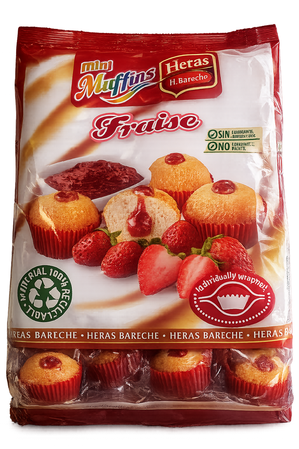 Mini Muffins Fraise – H. Bareche Cakes
