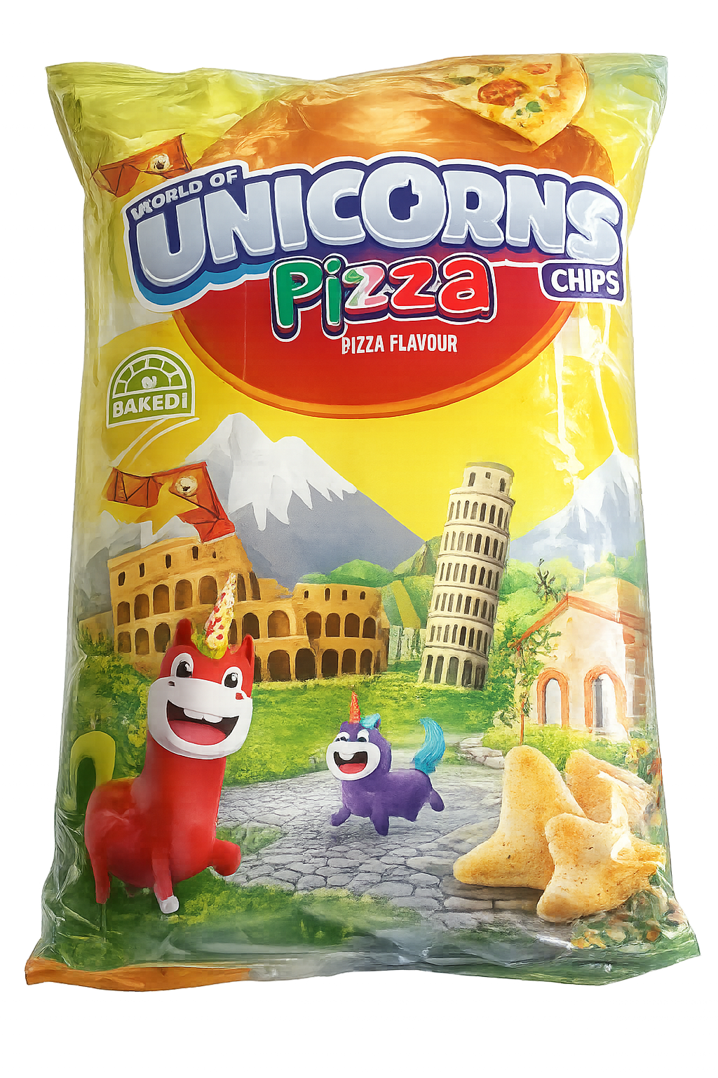 World of Unicorns Pizza Chips