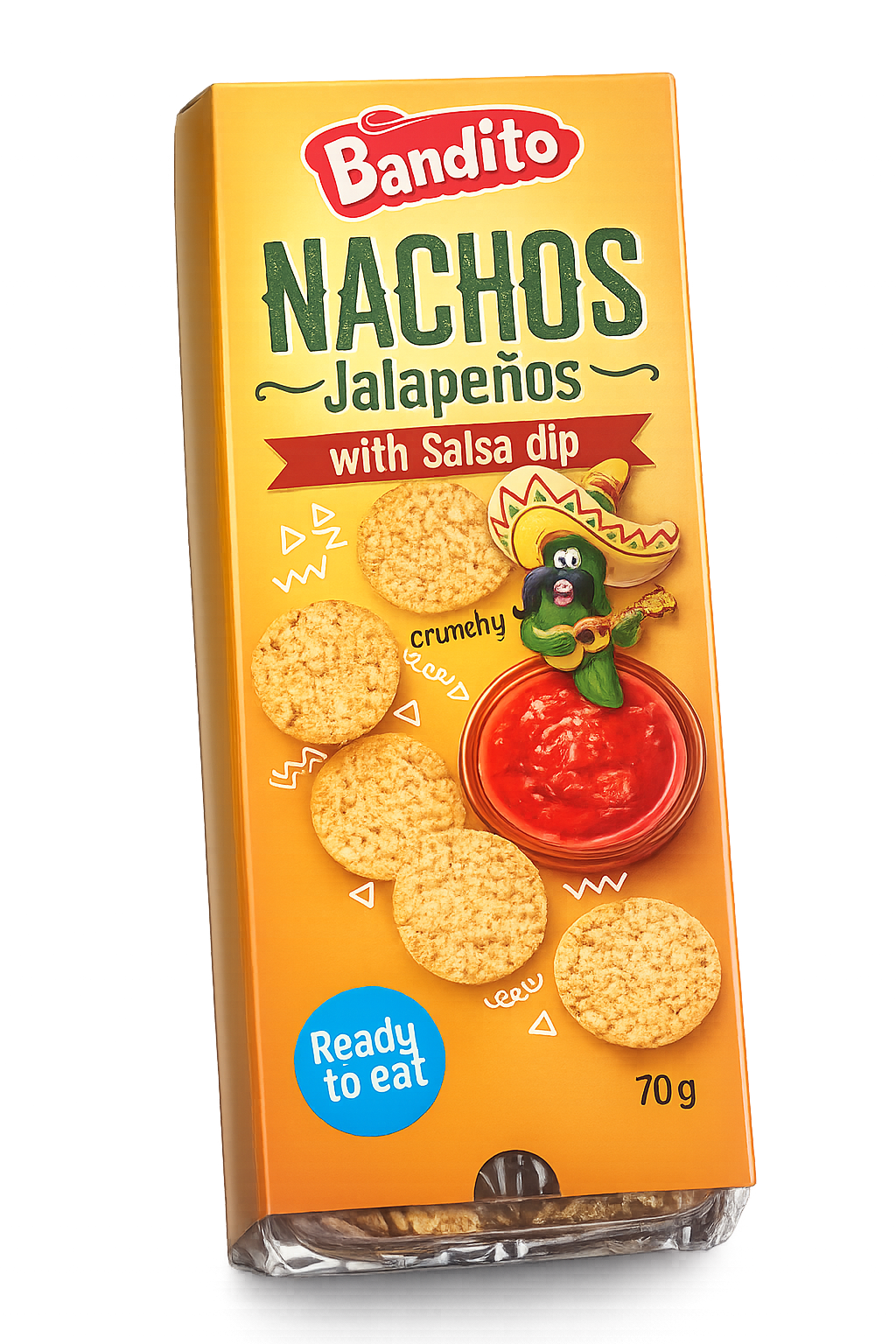 Bandito Nachos Jalapeños avec Sauce Salsa