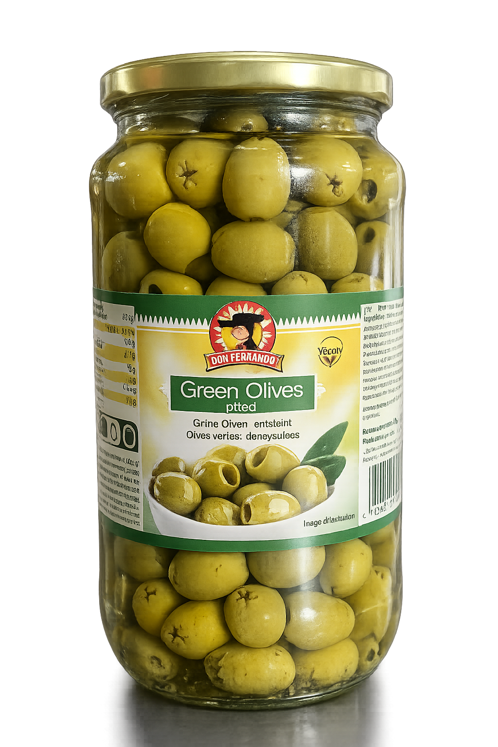 Olives Vertes Dénoyautées