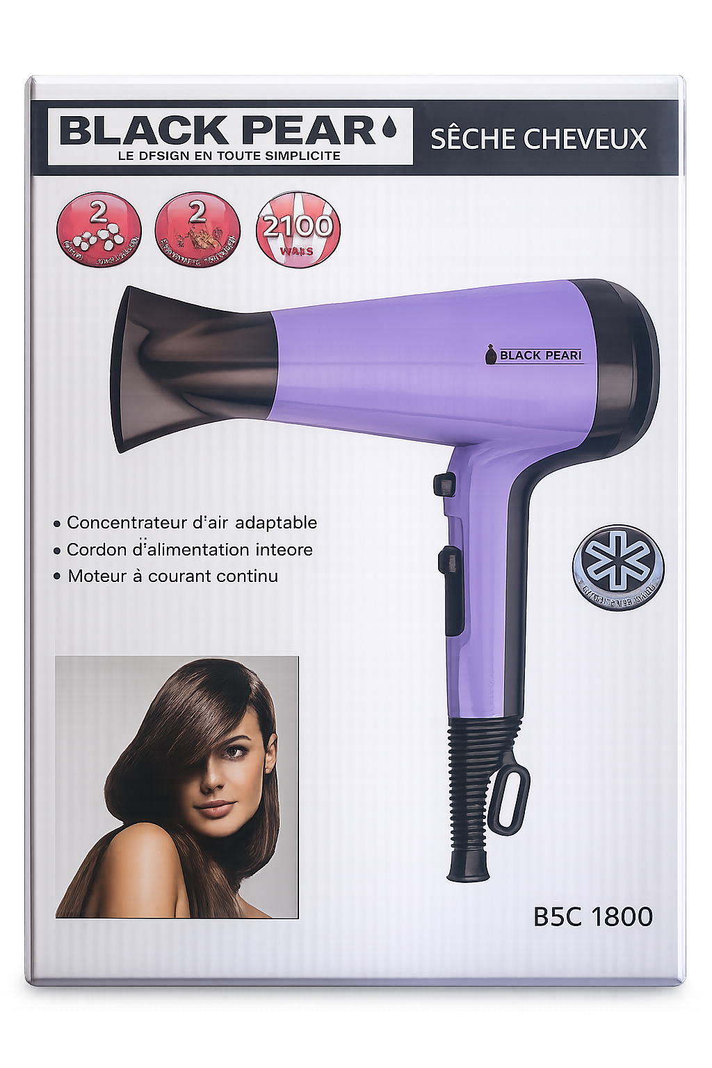 Sèche-Cheveux Black Pear BSC1800