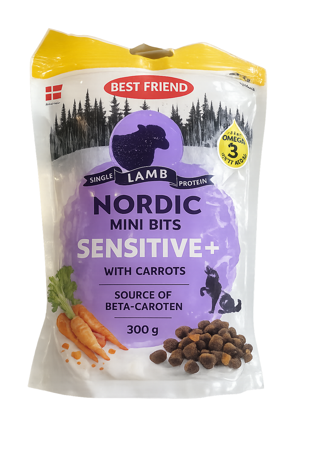 Best Friend Nordic Mini Bits Sensitive+ Agneau & Carottes