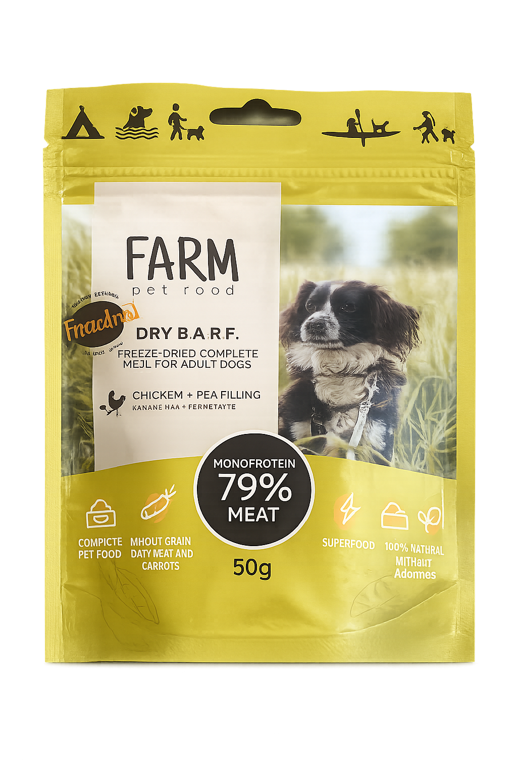Farm Pet Food DRY B.A.R.F. Poulet & Pois