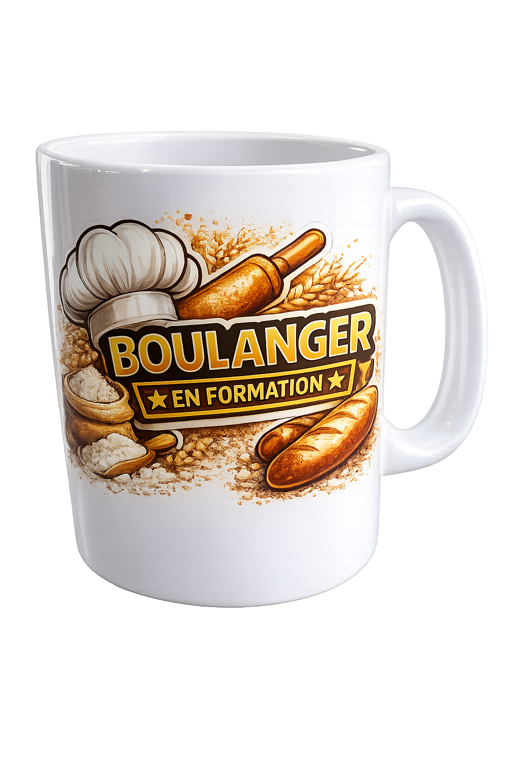 Mug personnalisé « Boulanger en formation »