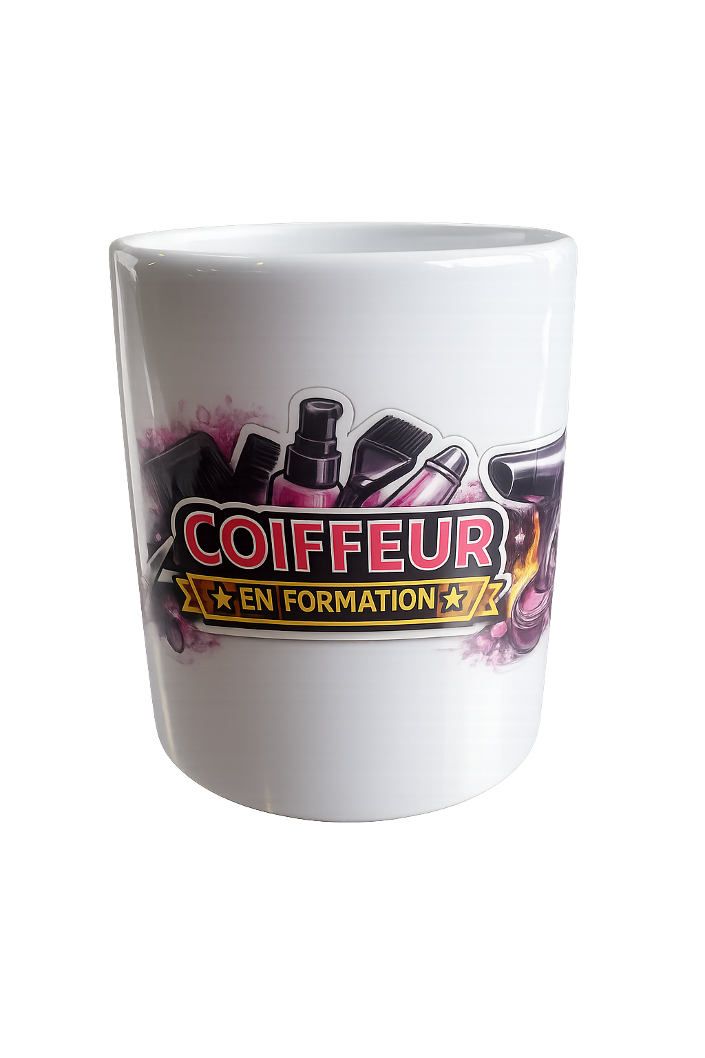Mug "Coiffeur en formation" – Personnalisé