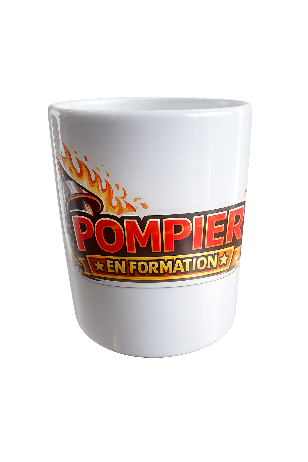 Mug "Pompier en Formation" – Céramique Personnalisée