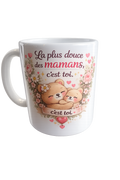 Mug "La plus douce des mamans, c'est toi" – Céramique Personnalisée
