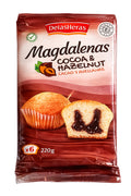 Magdalenas Cacao & Noisette Delasheras – 6 Pièces