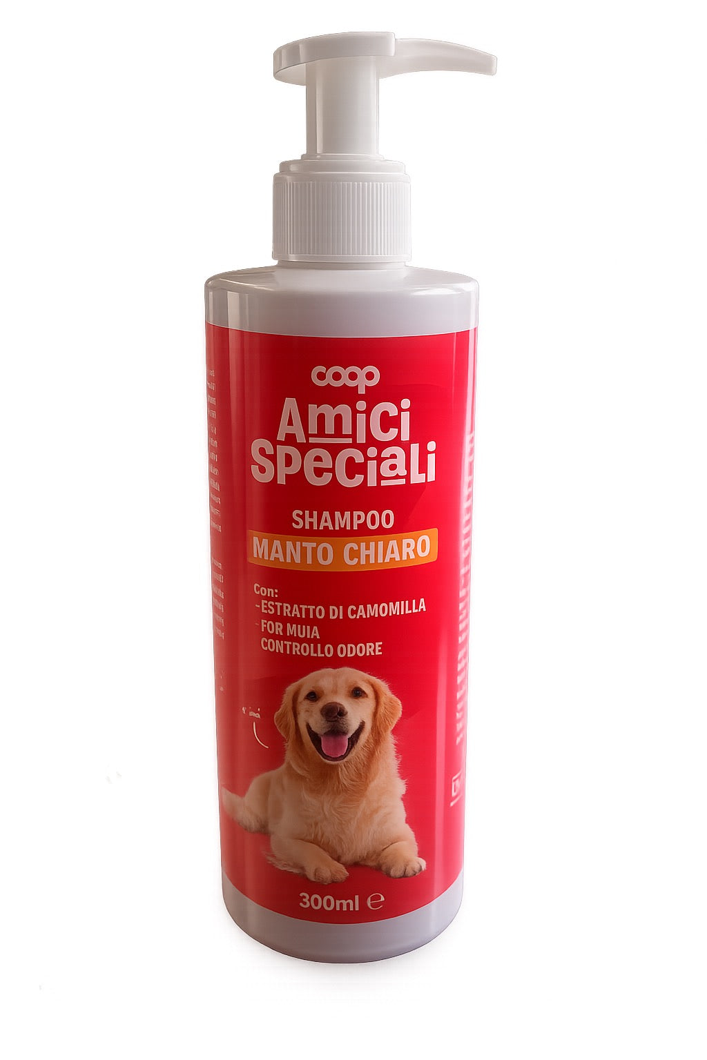 Shampoing pour Chiens à Pelage Clair Amici Speciali – 300 ml
